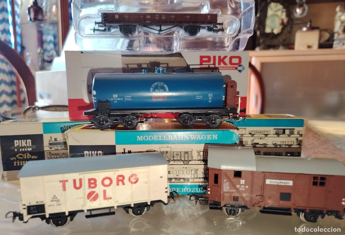 Trenes escala: LOTE DE VAGONES PIKO ORIGINALES Y EN CAJA