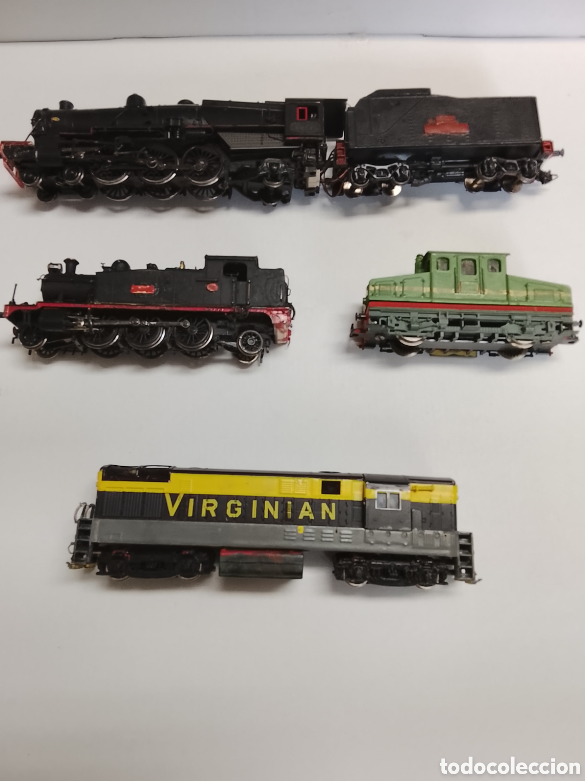 Trenes escala: Locomotoras y lote de material Ho - Foto 2