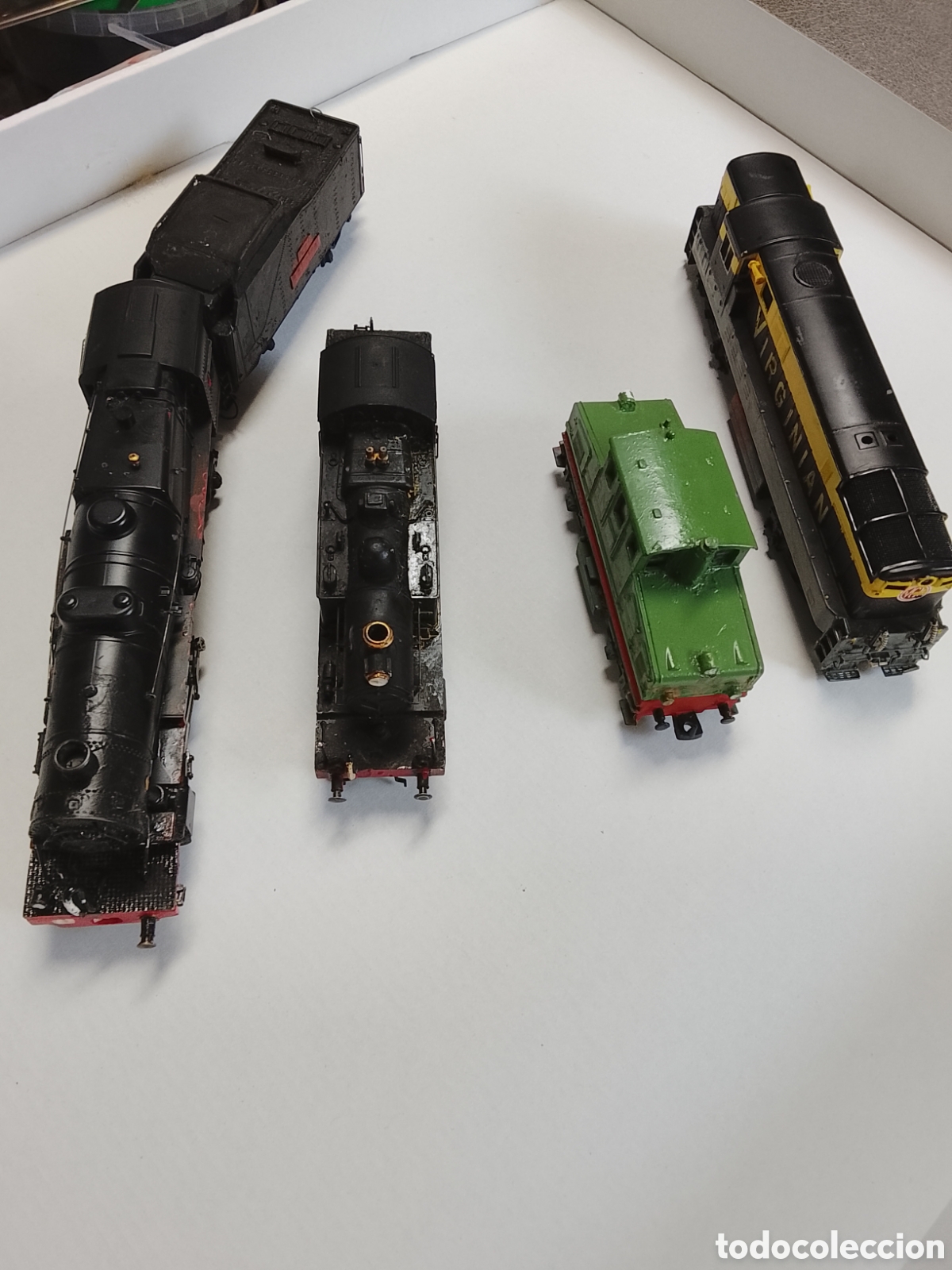 Trenes escala: Locomotoras y lote de material Ho - Foto 3