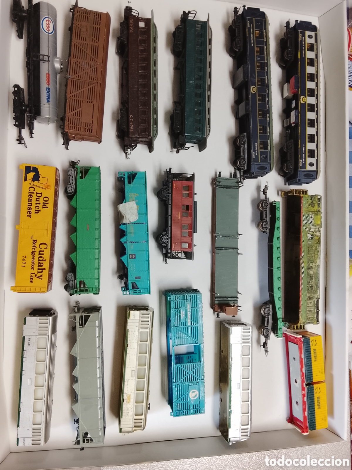 Trenes escala: Locomotoras y lote de material Ho - Foto 5