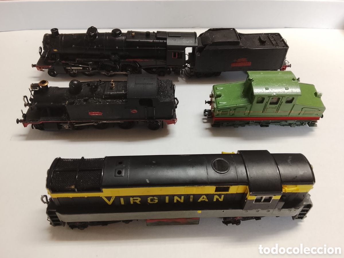 Trenes escala: Locomotoras y lote de material Ho - Foto 1