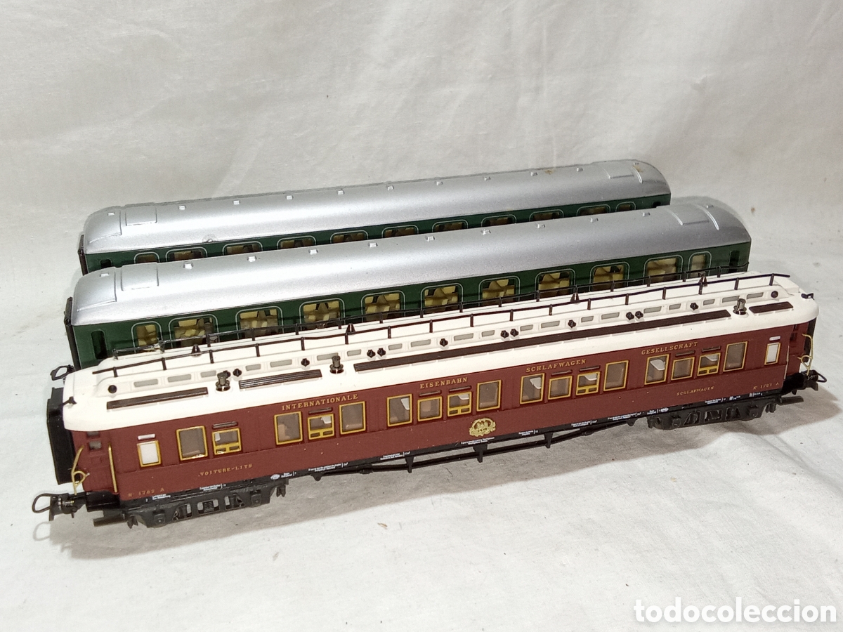 Trenes escala: LOTE DE TRES VAGONES ESCALA H0