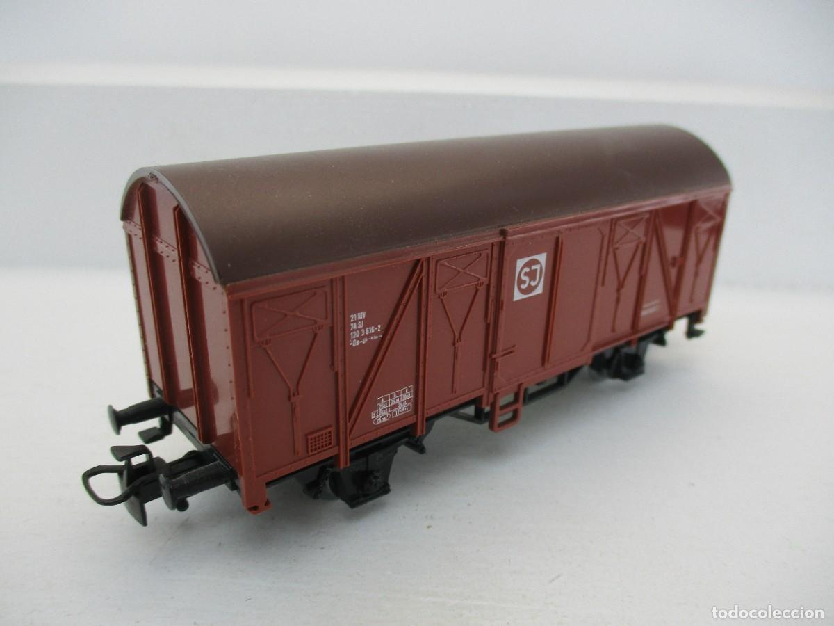 Trenes escala: VAGON MERCANCIA ESCALA HO REF RE - Foto 2