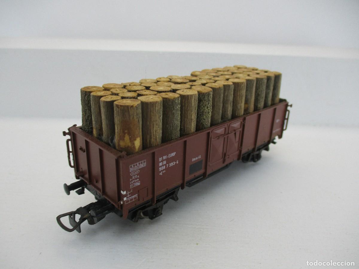 Trenes escala: VAGON MERCANCIA ESCALA HO REF RH - Foto 2