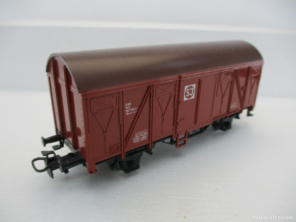 Trenes escala: VAGON MERCANCIA ESCALA HO REF RJ - Foto 1
