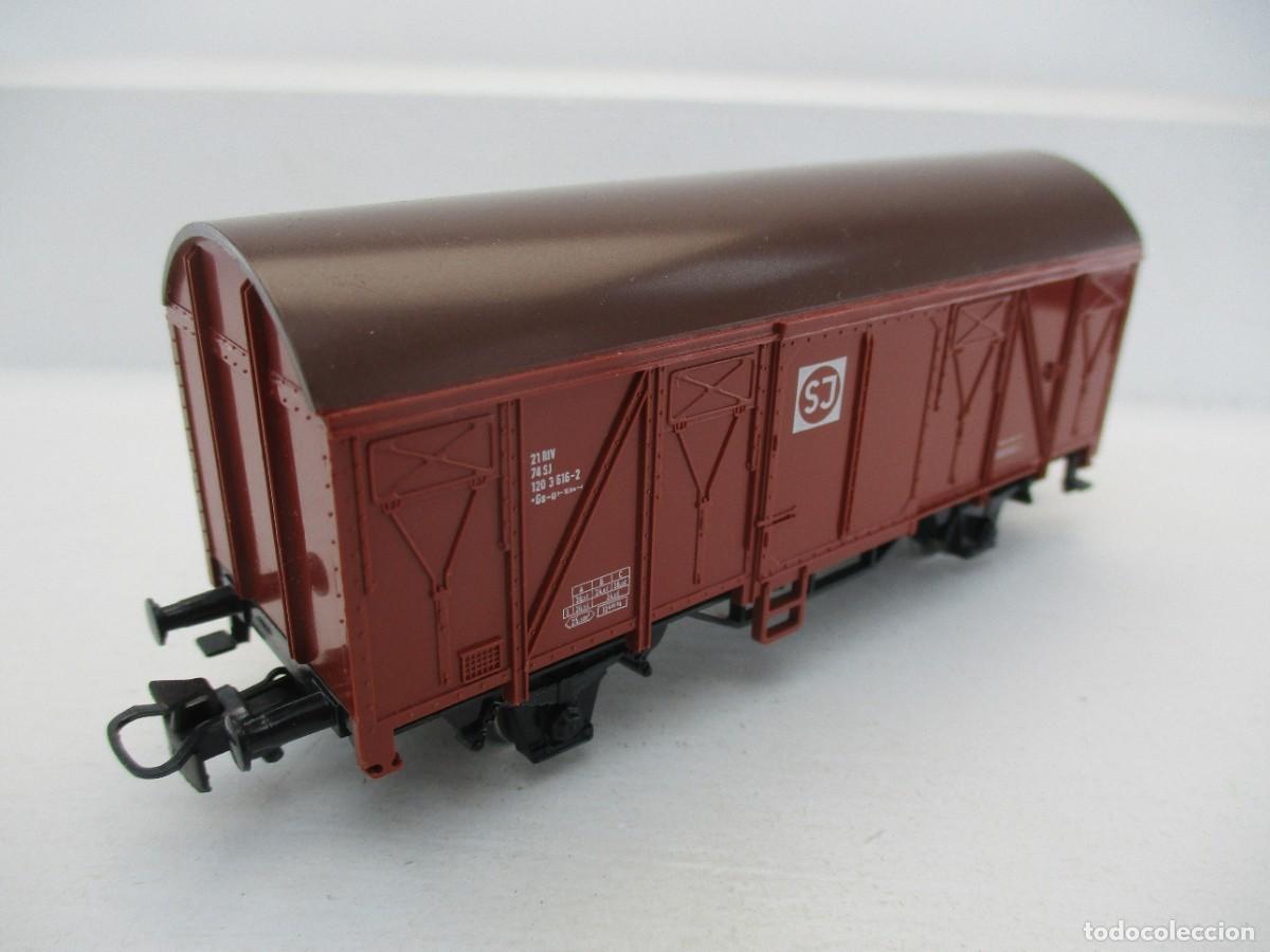 Trenes escala: VAGON MERCANCIA ESCALA HO REF RJ - Foto 2