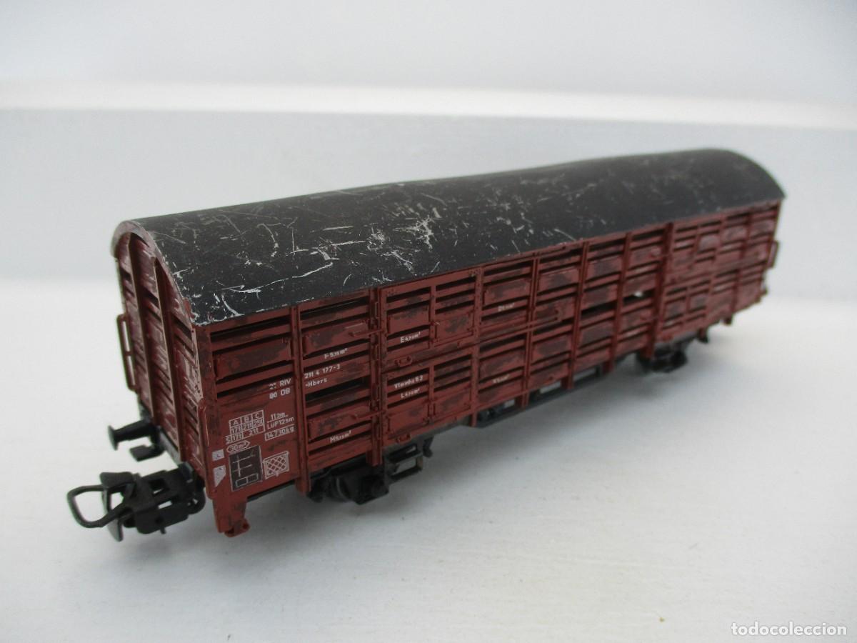 Trenes escala: VAGON MERCANCIA ESCALA HO REF RK - Foto 1