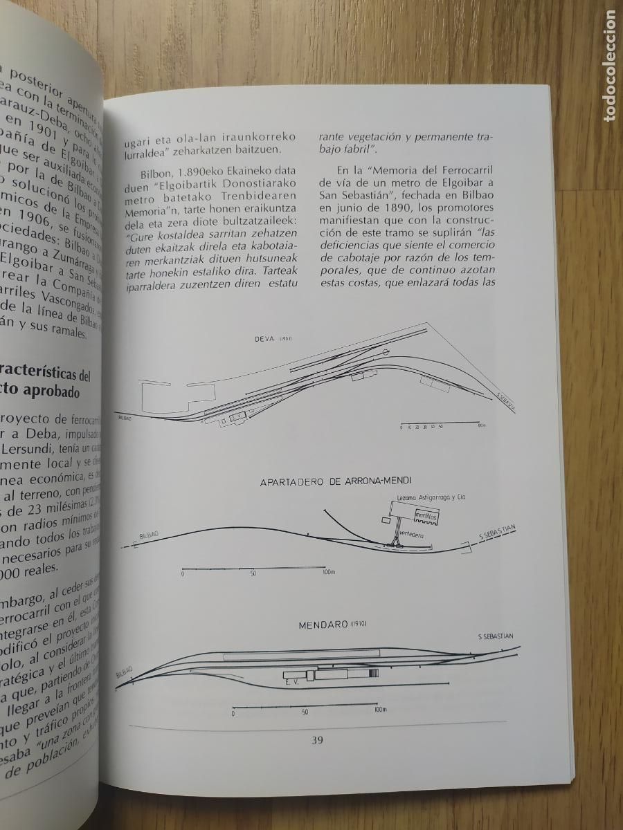 Trenes escala: Libro PRIMER CENTENARIO DE LA LLEGADA DEL FERROCARRIL A DEBA (Gipuzkoa). - Foto 5