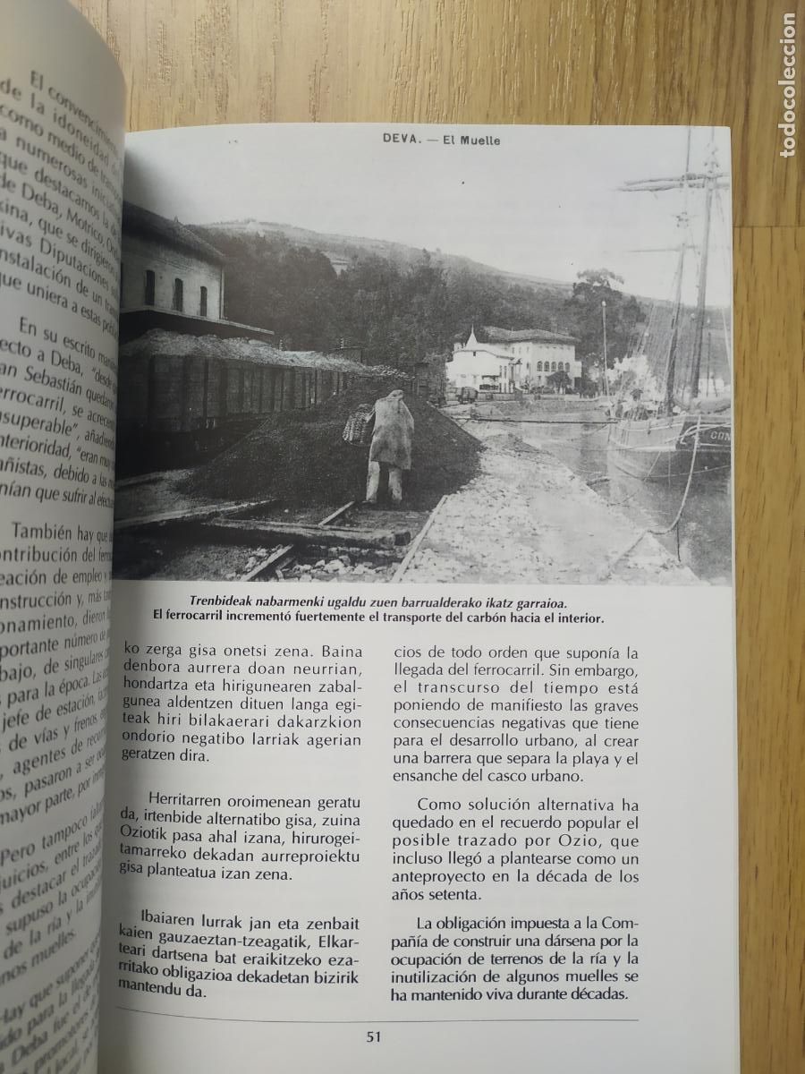 Trenes escala: Libro PRIMER CENTENARIO DE LA LLEGADA DEL FERROCARRIL A DEBA (Gipuzkoa). - Foto 6