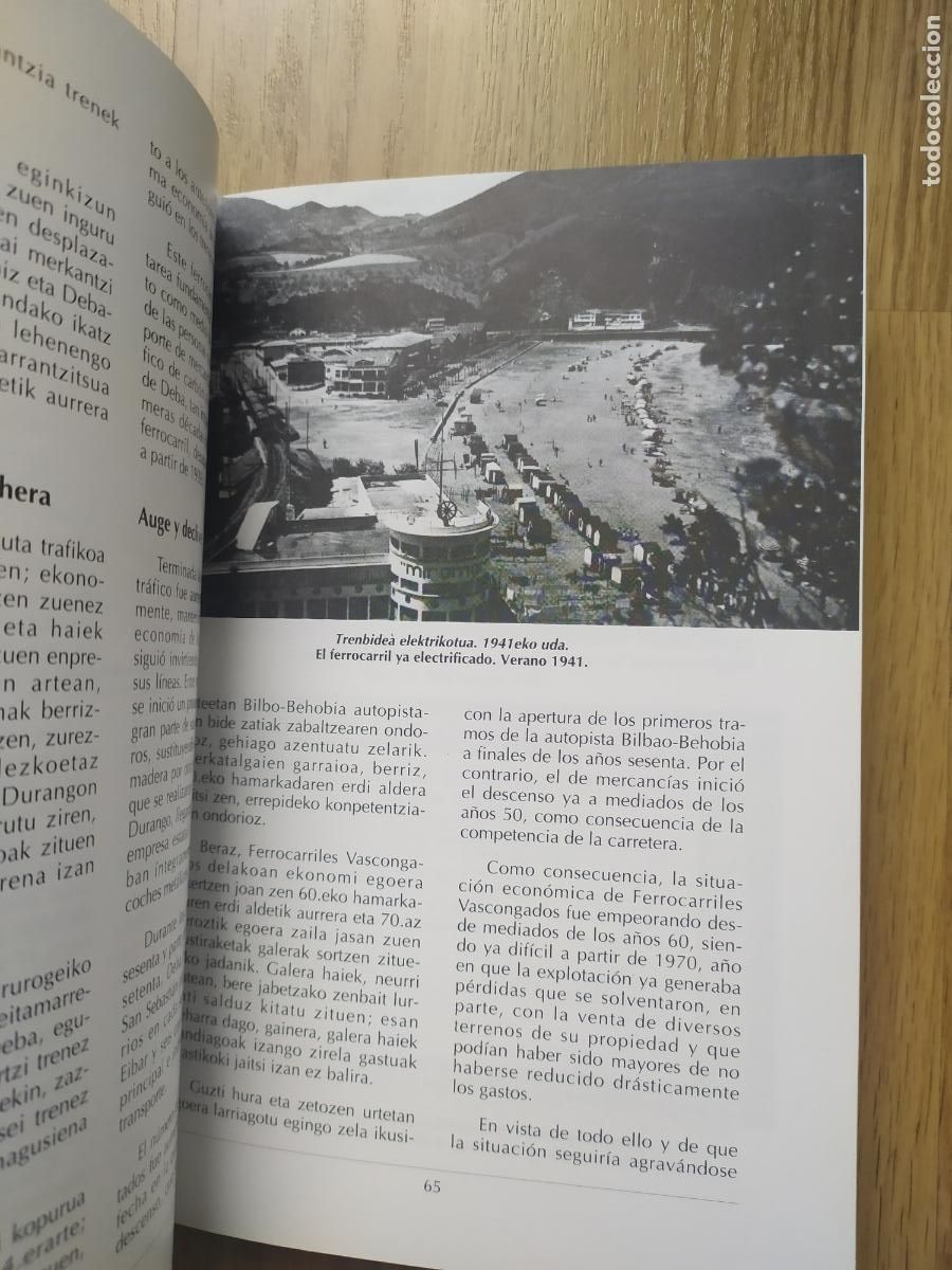 Trenes escala: Libro PRIMER CENTENARIO DE LA LLEGADA DEL FERROCARRIL A DEBA (Gipuzkoa). - Foto 7