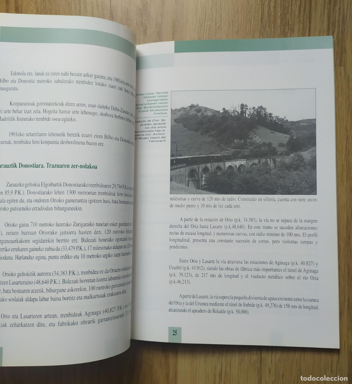 Trenes escala: Libro I. Centenario del Ferrocarril de Zarautz a Donostia. - Foto 3