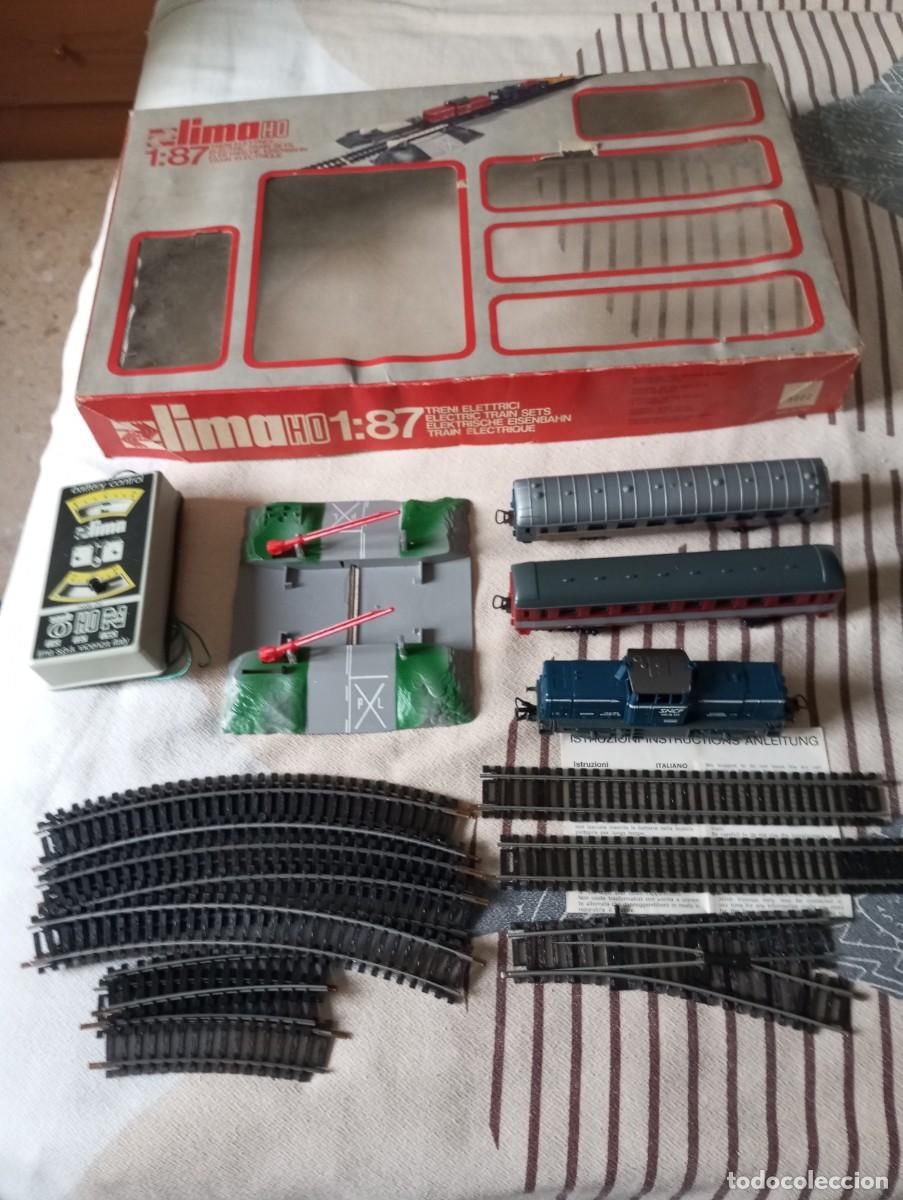 Trenes escala: caja de tren electrico completa y funcionando perfectamente E.HO 1.87