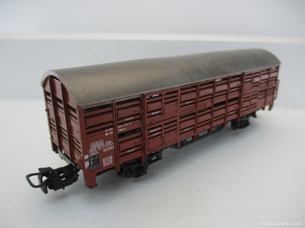 Trenes escala: VAGON MERCANCIA ESCALA HO REF KL - Foto 1