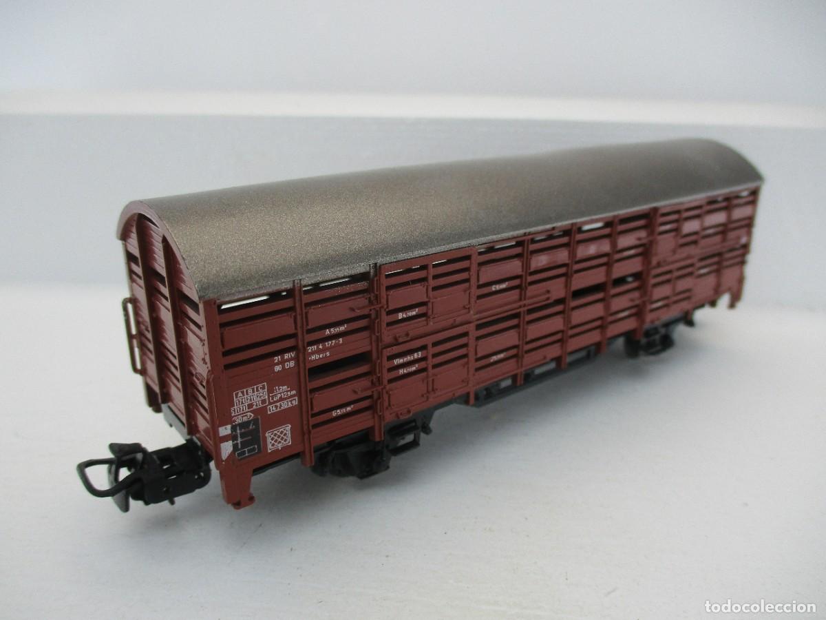Trenes escala: VAGON MERCANCIA ESCALA HO REF KL - Foto 2