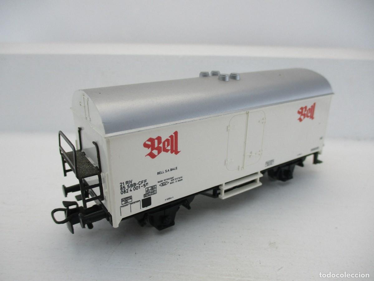 Trenes escala: VAGON MERCANCIA ESCALA HO REF KL - Foto 2