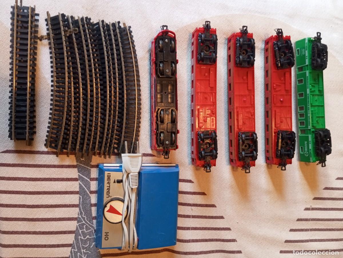Trenes escala: convoy de tren de E.HO analogico de cercanias turistico con extras