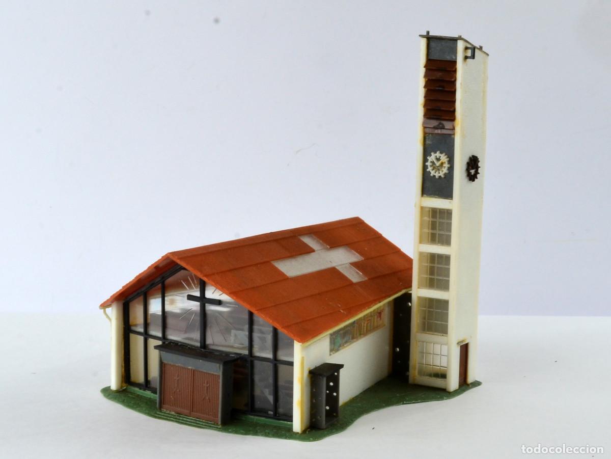 Trenes escala: Faller Edificio Escala H0 1:87 Iglesia Moderna