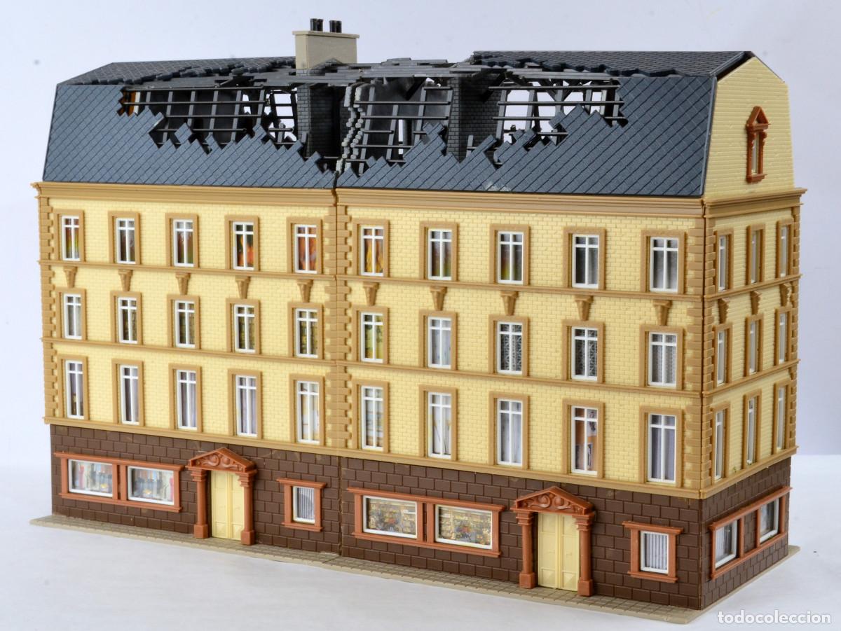 Trenes escala: Vollmer Edificios Escala H0 Oficina de Hacienda en Llamas - Foto 3