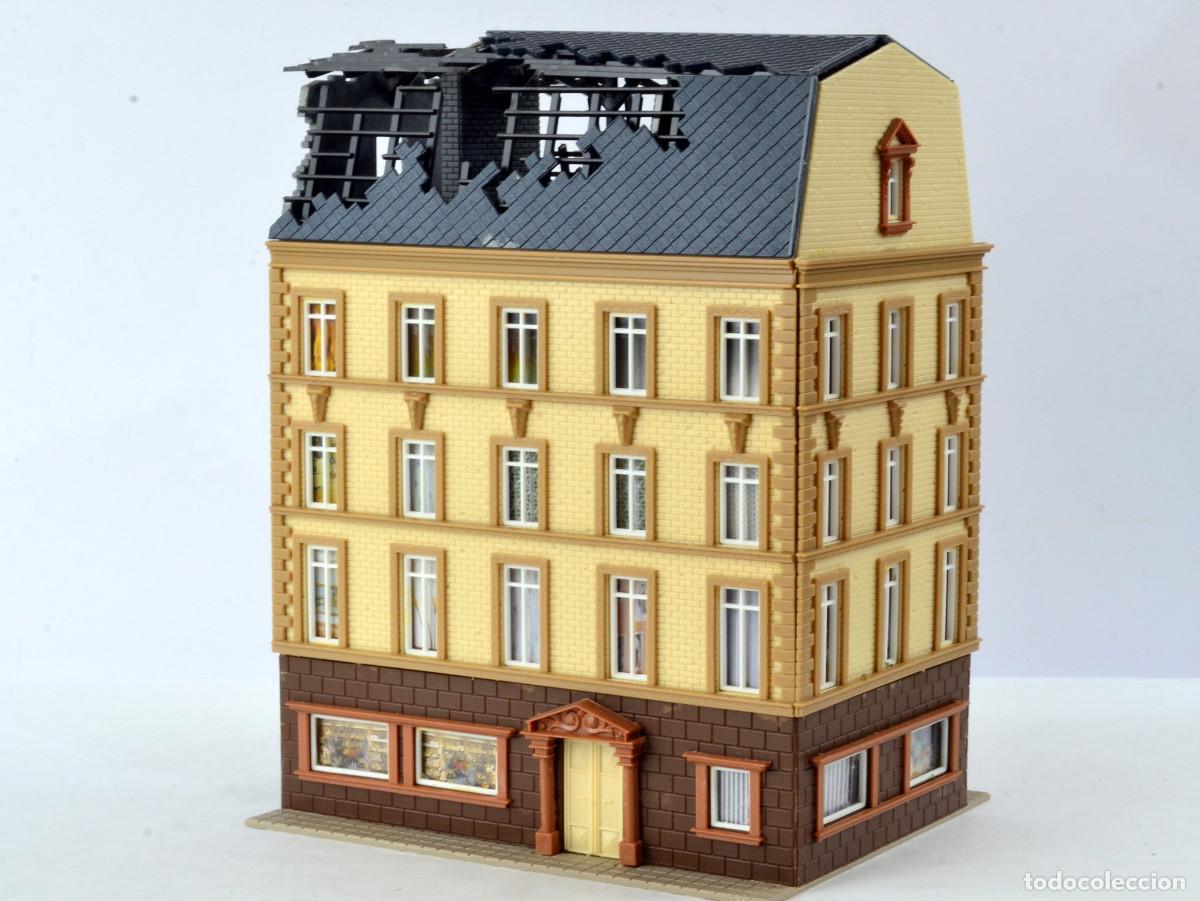 Trenes escala: Vollmer Edificios Escala H0 Oficina de Hacienda en Llamas - Foto 12