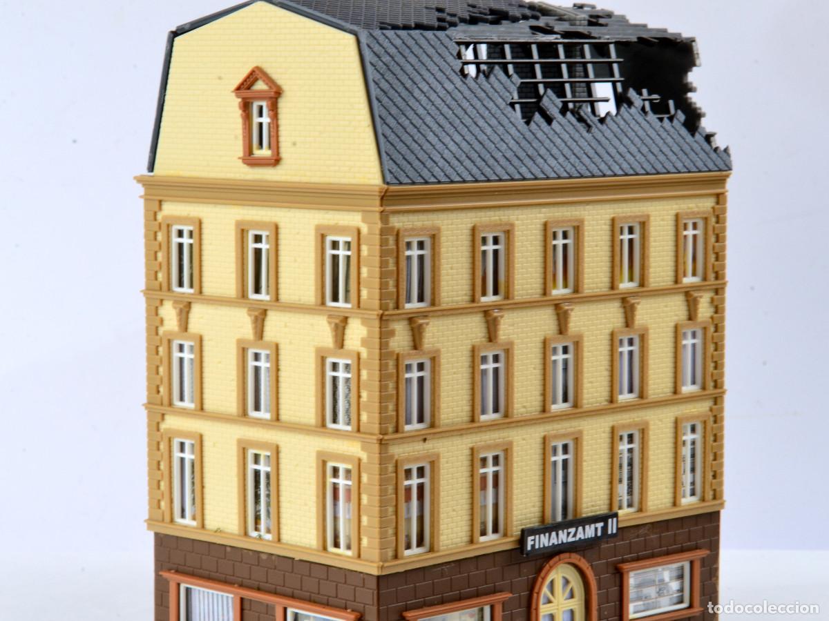 Trenes escala: Vollmer Edificios Escala H0 Oficina de Hacienda en Llamas - Foto 17