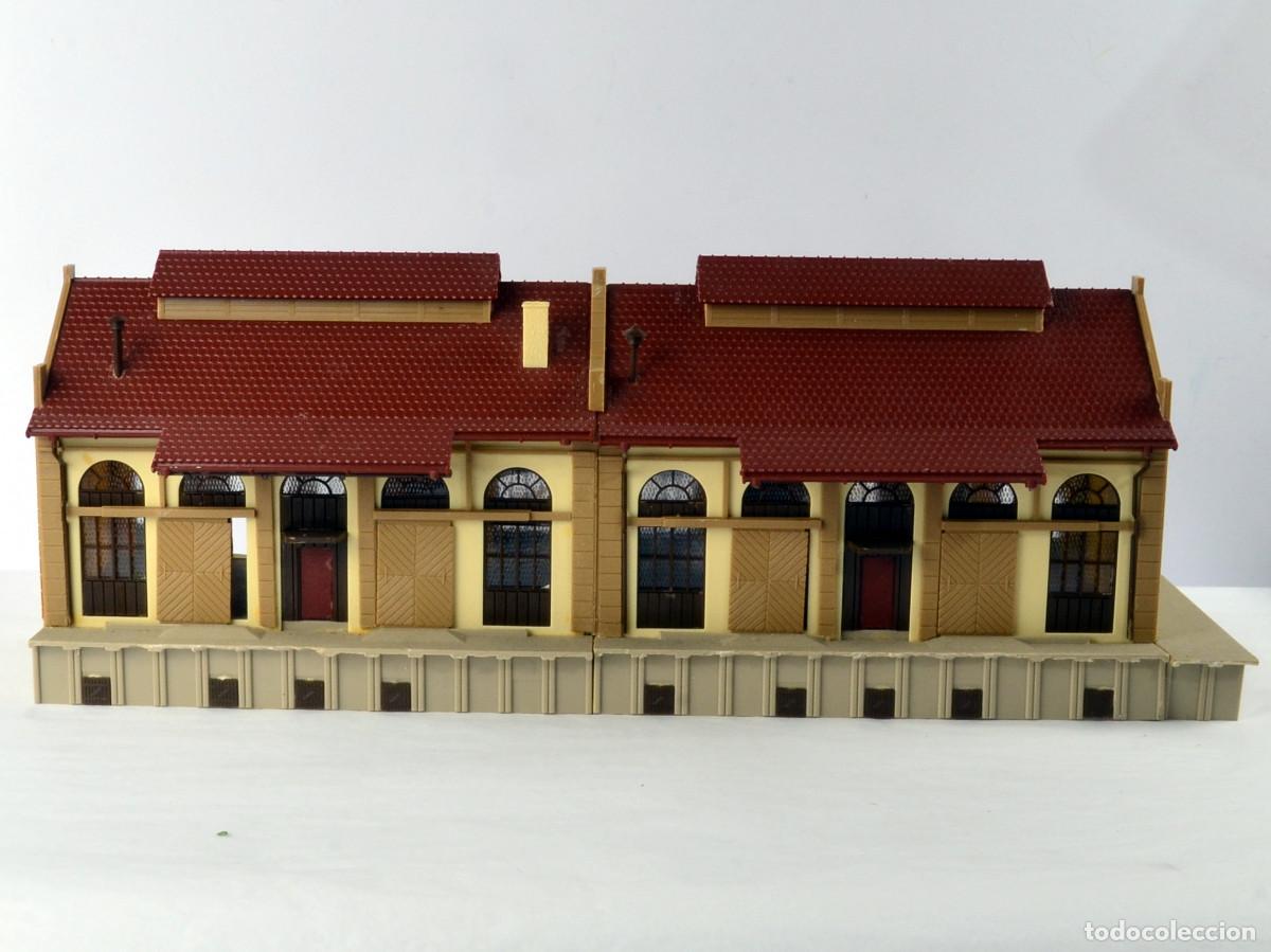 Trenes escala: Vollmer Edificios H0 Alamac&eacute;n con Muelle