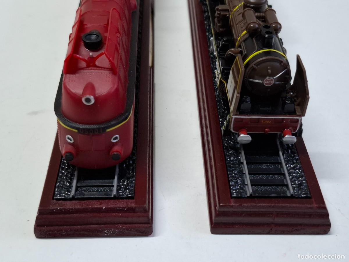 Trenes escala: DOS MAQUETAS DE TRENES DE 31.CM LARGO - Foto 2