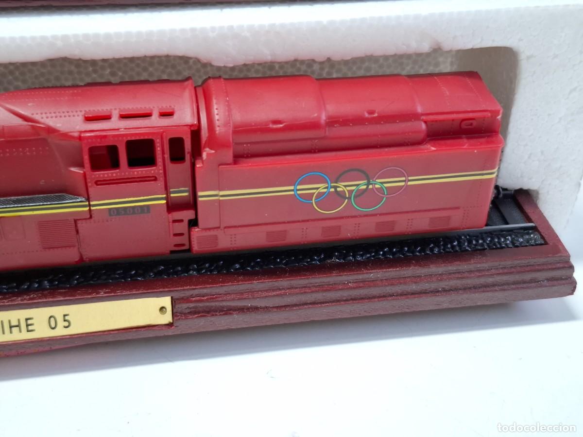 Trenes escala: DOS MAQUETAS DE TRENES DE 31.CM LARGO - Foto 6