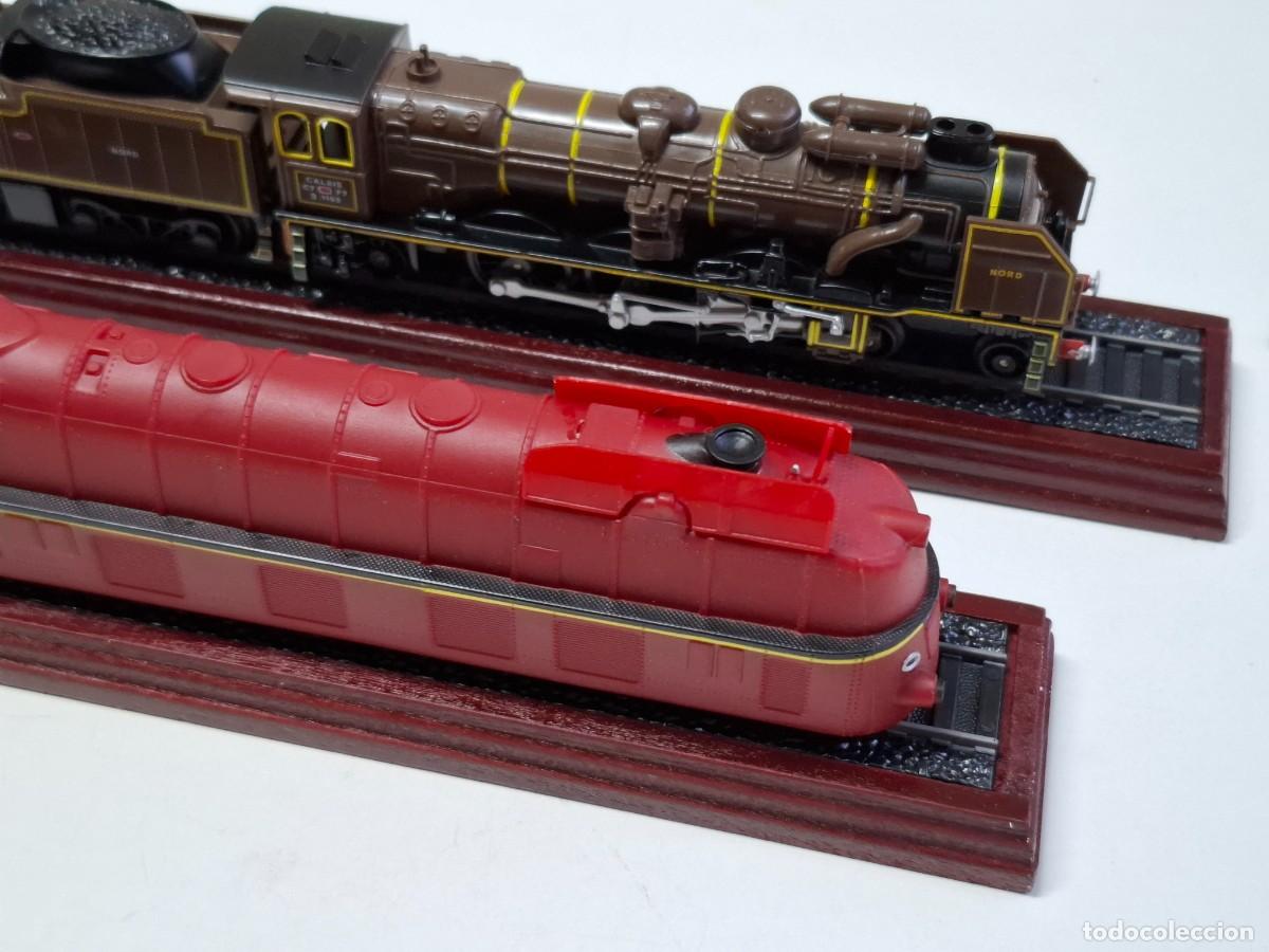 Trenes escala: DOS MAQUETAS DE TRENES DE 31.CM LARGO - Foto 9