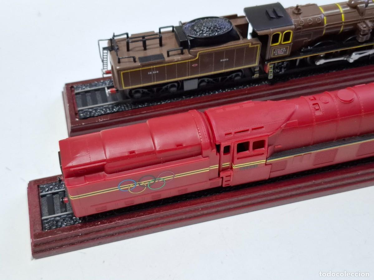 Trenes escala: DOS MAQUETAS DE TRENES DE 31.CM LARGO - Foto 10