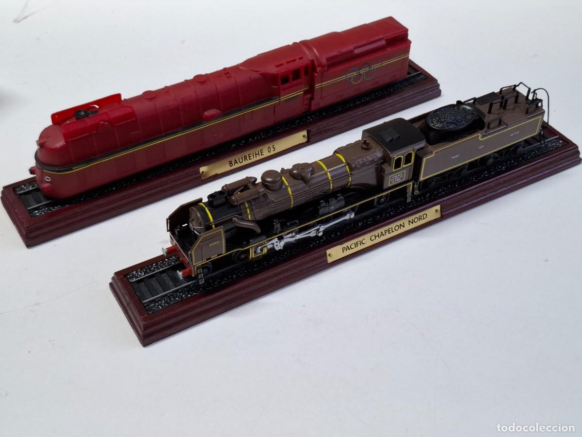 Trenes escala: DOS MAQUETAS DE TRENES DE 31.CM LARGO - Foto 12
