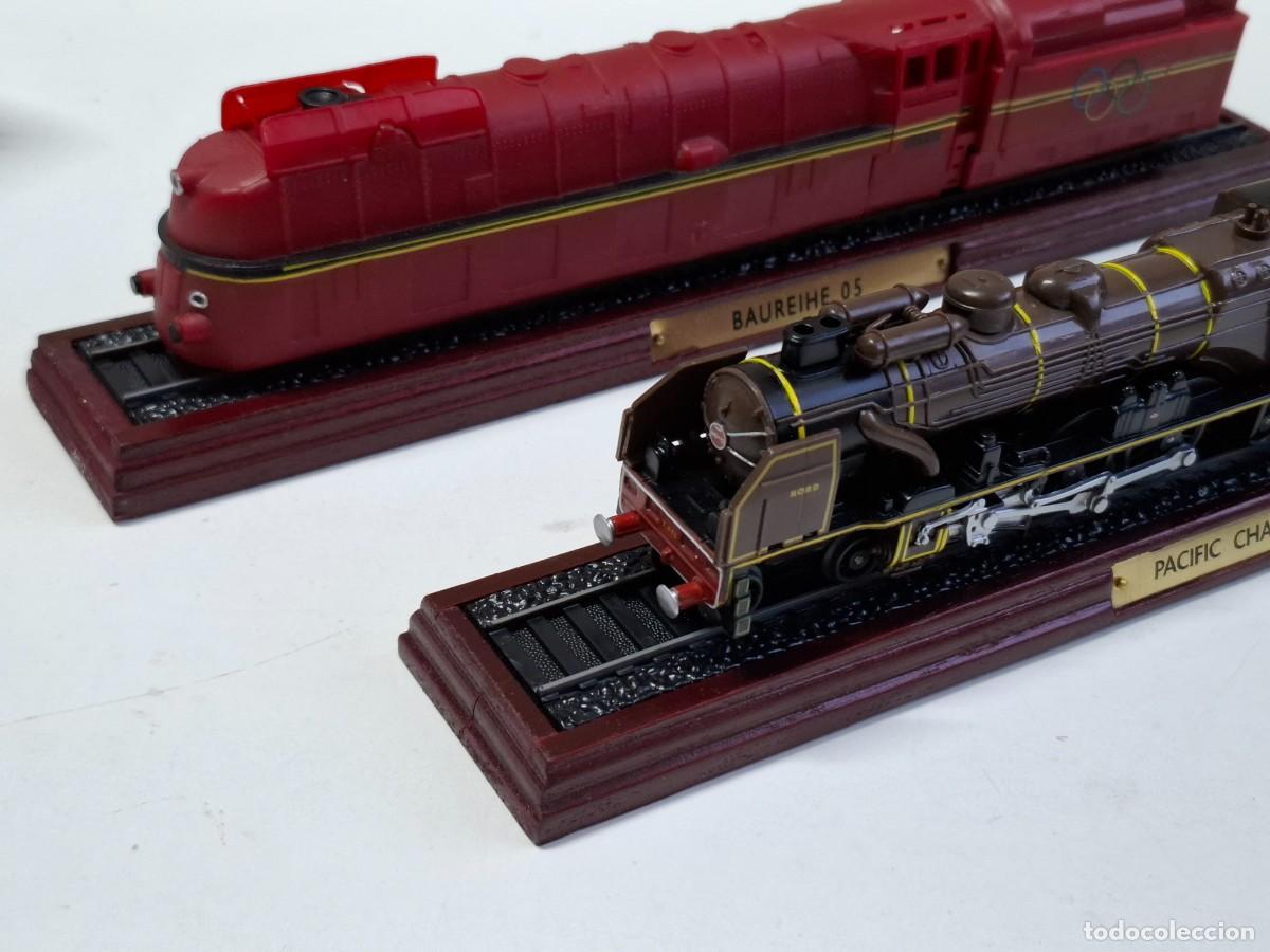 Trenes escala: DOS MAQUETAS DE TRENES DE 31.CM LARGO - Foto 13