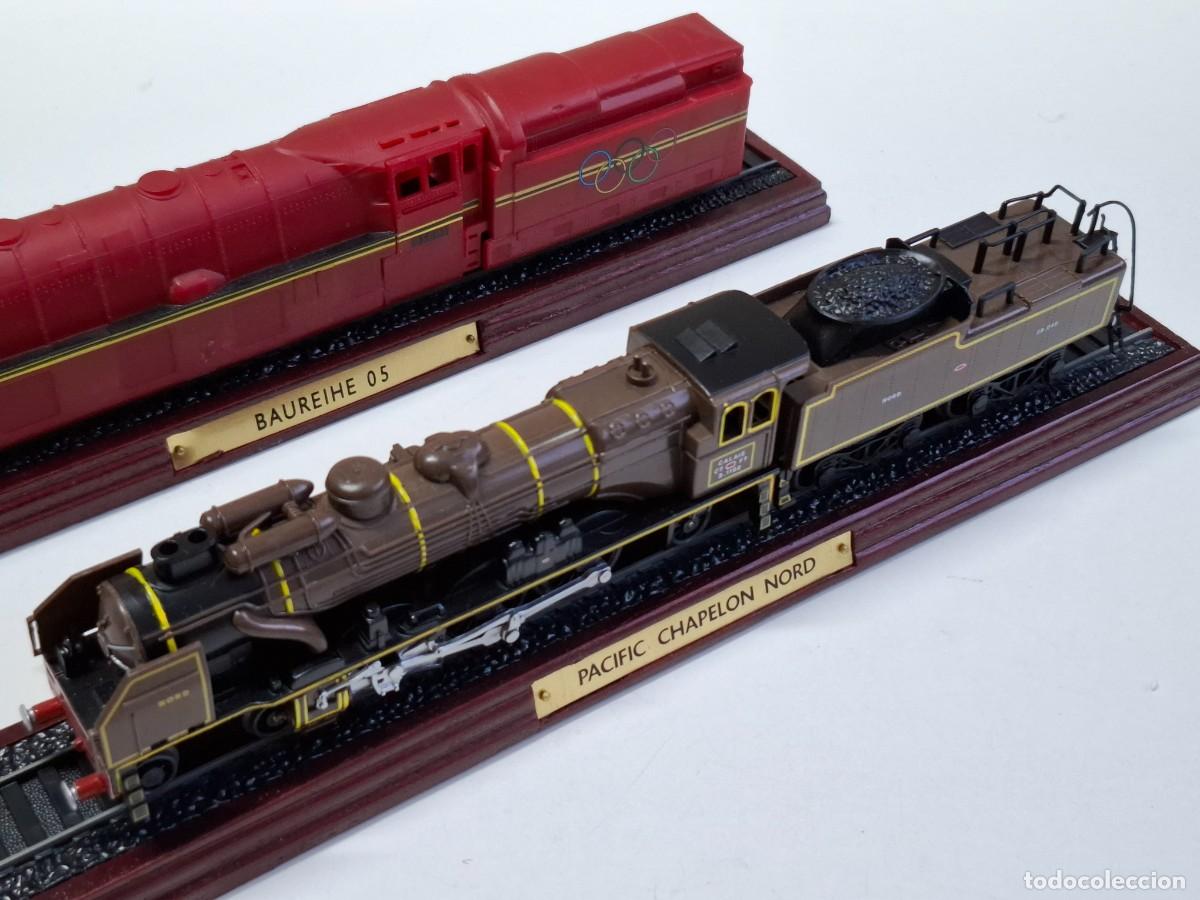 Trenes escala: DOS MAQUETAS DE TRENES DE 31.CM LARGO - Foto 14
