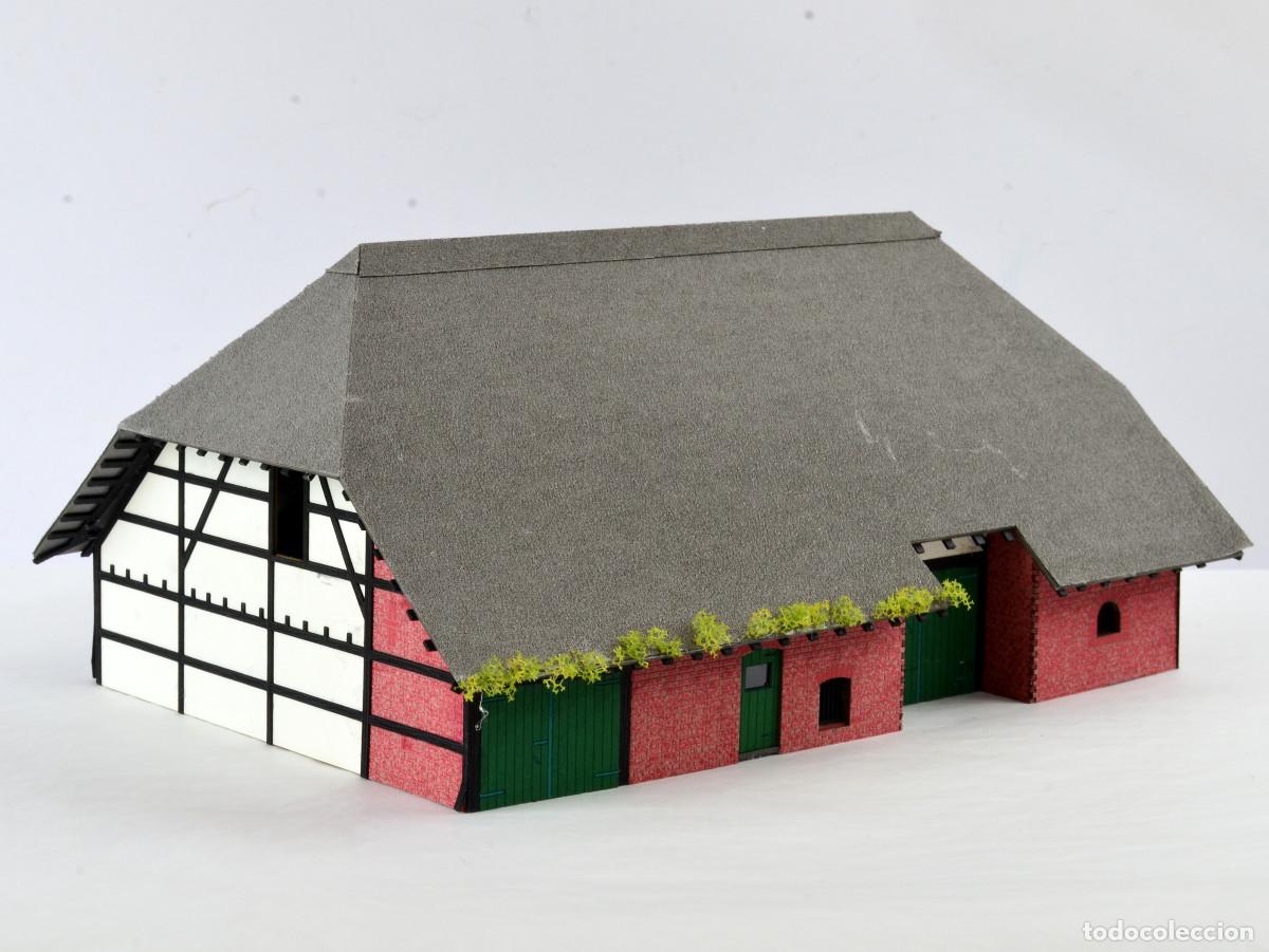 Trenes escala: Modellbahn Union Edificios H0 Granja Hist&oacute;rica Corte de L&aacute;ser - Foto 2