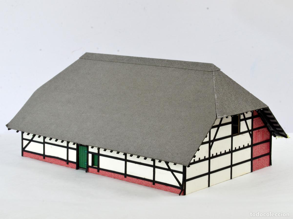 Trenes escala: Modellbahn Union Edificios H0 Granja Hist&oacute;rica Corte de L&aacute;ser - Foto 3