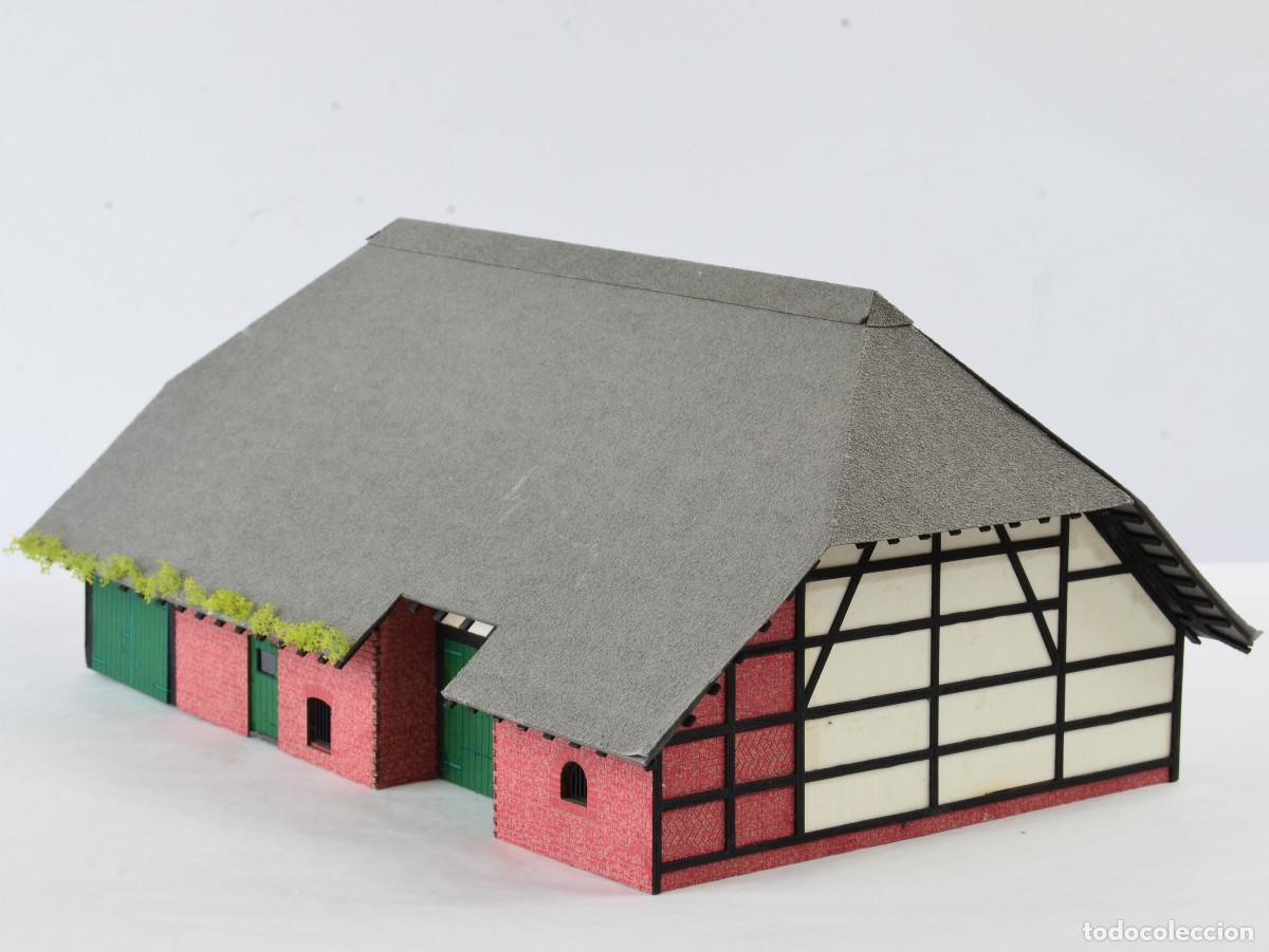 Trenes escala: Modellbahn Union Edificios H0 Granja Hist&oacute;rica Corte de L&aacute;ser - Foto 5
