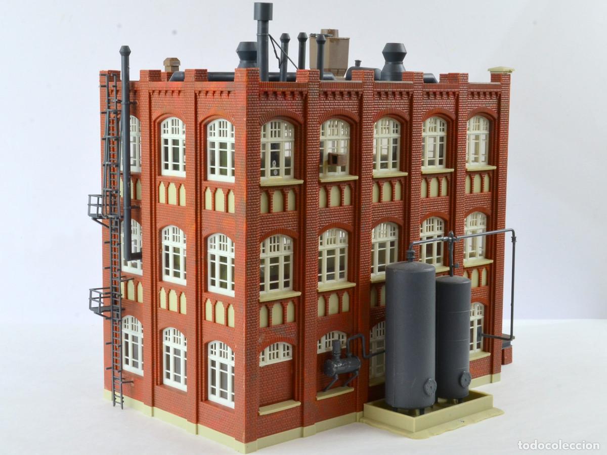 Trenes escala: Kibri Edificios Escala H0 Fabrica - Foto 12