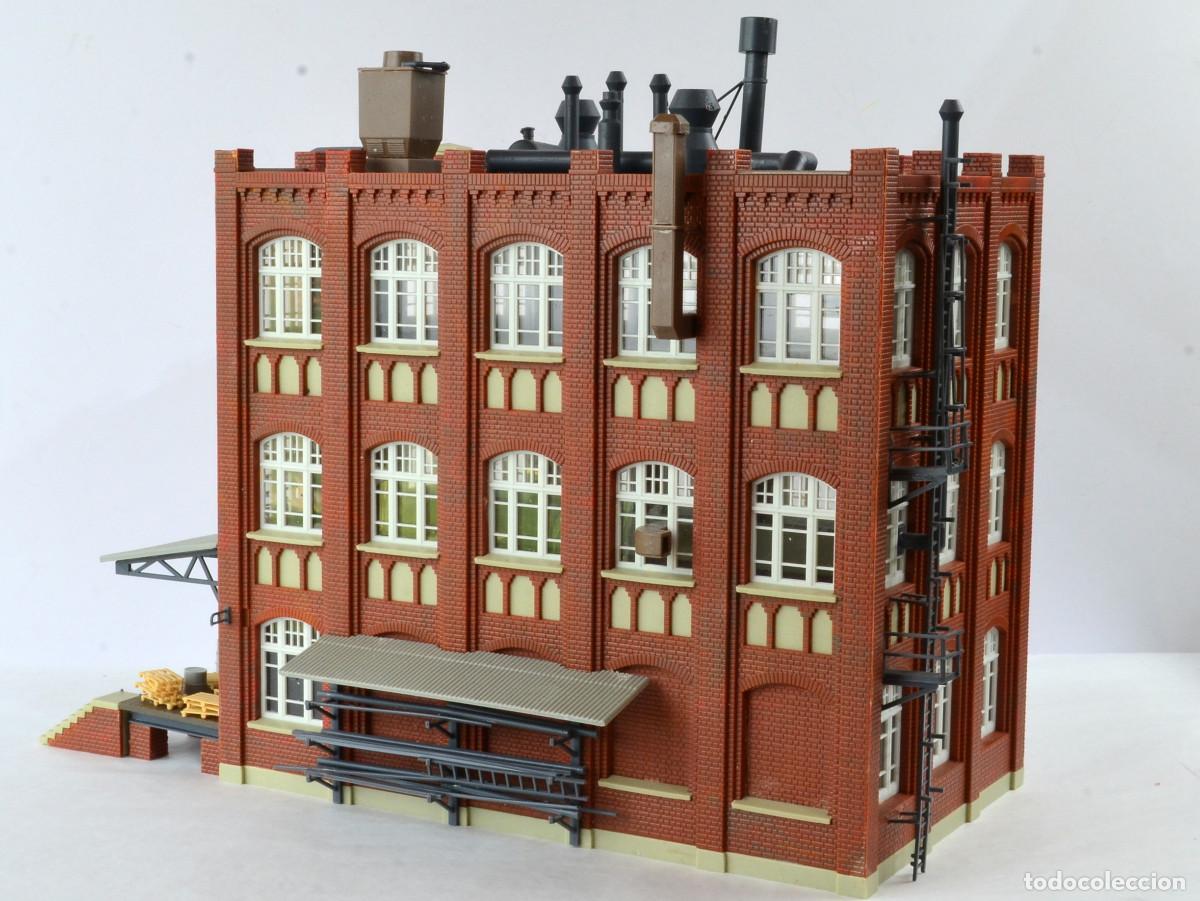 Trenes escala: Kibri Edificios Escala H0 Fabrica - Foto 13