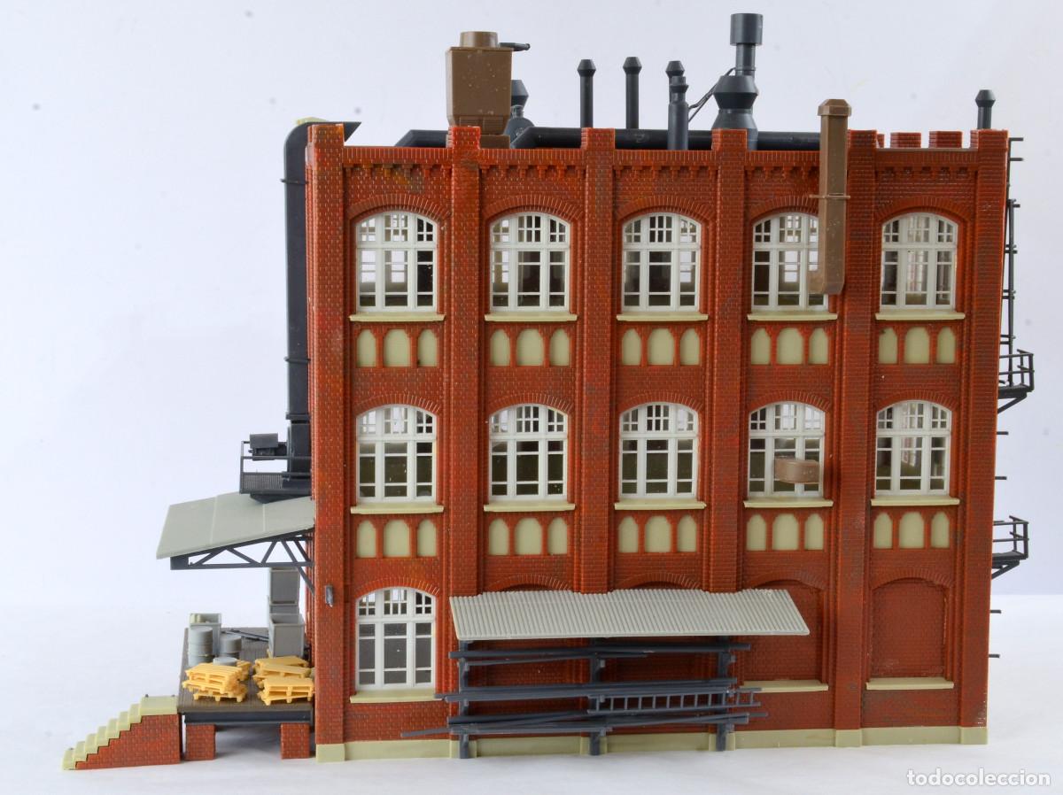 Trenes escala: Kibri Edificios Escala H0 Fabrica - Foto 14