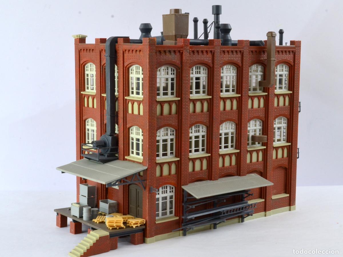 Trenes escala: Kibri Edificios Escala H0 Fabrica - Foto 15