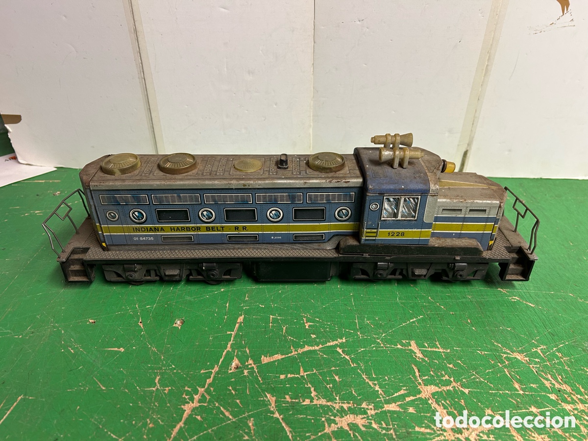 Trenes escala: LOCOMOTORA TREN INDIANA HARBOR BELTT HOJALATA PARA BRICOLAGE PIEZAS