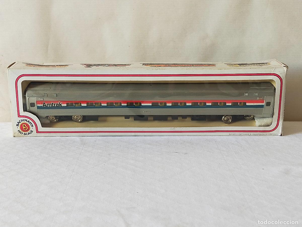 Trenes escala: BACHMANN - Vagon de Pasajeros iluminado Amtrak, Ref 72205 - Bachmann Escala HO - En caja original