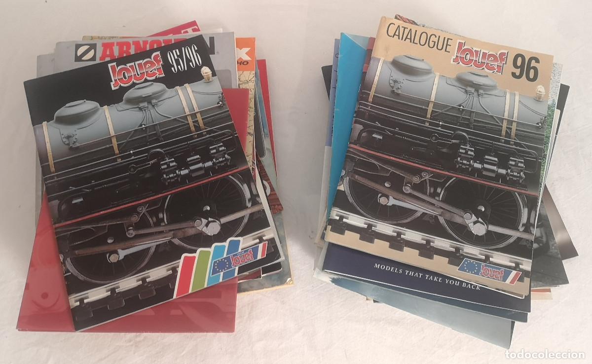 Trenes escala: TRENES MODELISMO GRAN LOTE CAT&Aacute;LOGOS DIFERENTES MARCAS A&Ntilde;OS 80/90/00