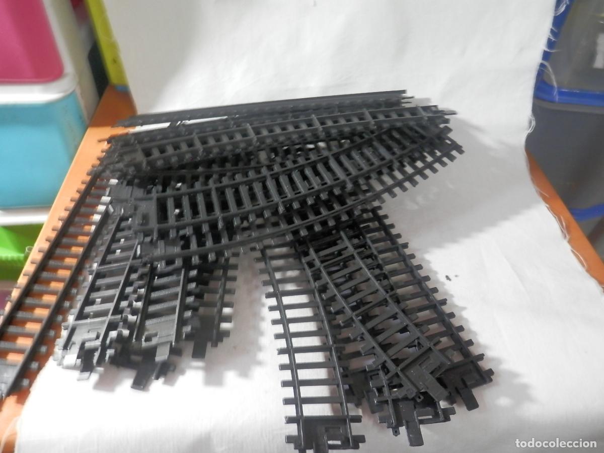 Trenes escala: LOTE VIAS ESCALA HO DE PLASTICO