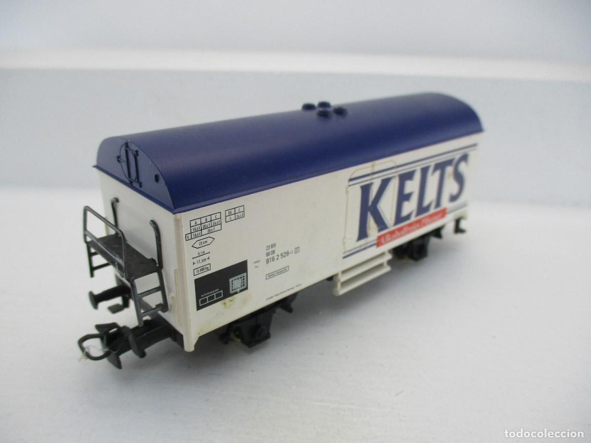 Trenes escala: VAGON MERCANCIA ESCALA HO REF BK - Foto 2