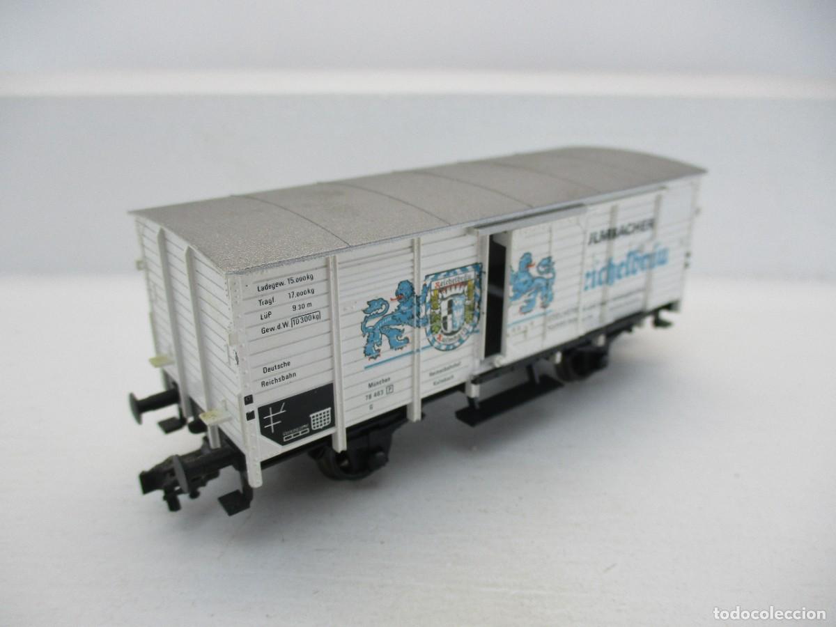 Trenes escala: VAGON MERCANCIA ESCALA HO REF BK - Foto 2