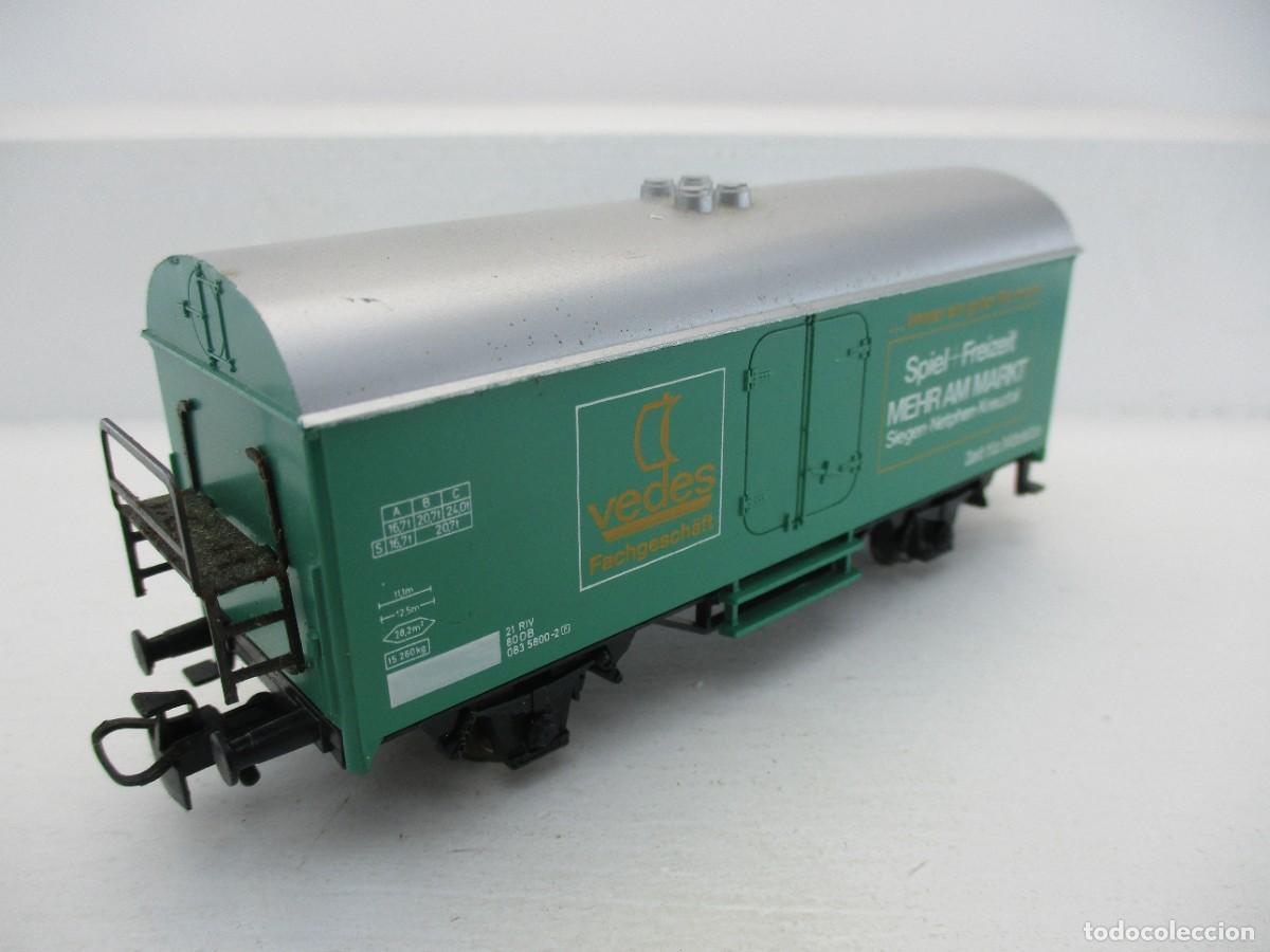 Trenes escala: VAGON MERCANCIA ESCALA HO REF BK - Foto 2