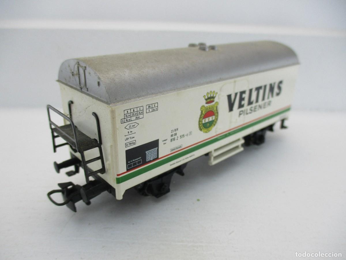 Trenes escala: VAGON MERCANCIA ESCALA HO REF BM - Foto 2