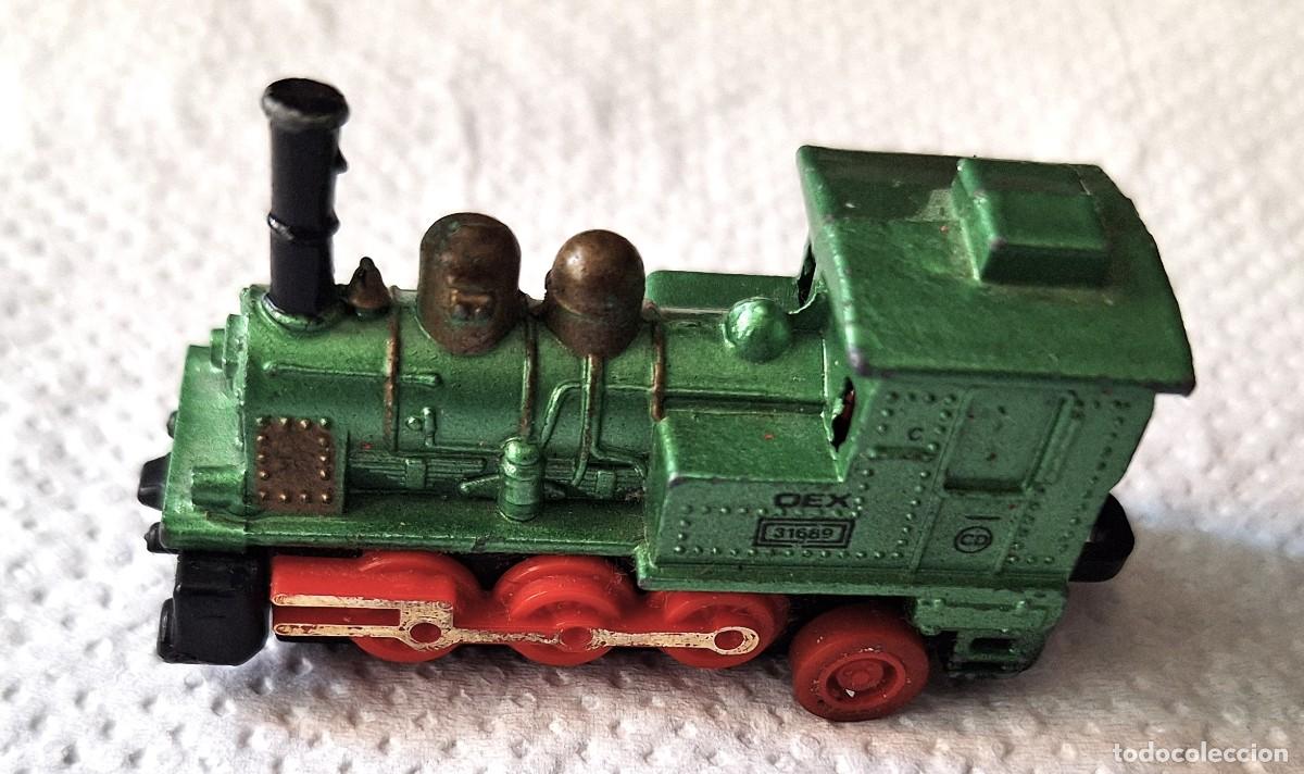Trenes escala: TREN ESCALA MINI - MAQUINA TREN METALICA - A&Ntilde;OS 80 - MARCA SOMA (CHINA) BUEN ESTADO