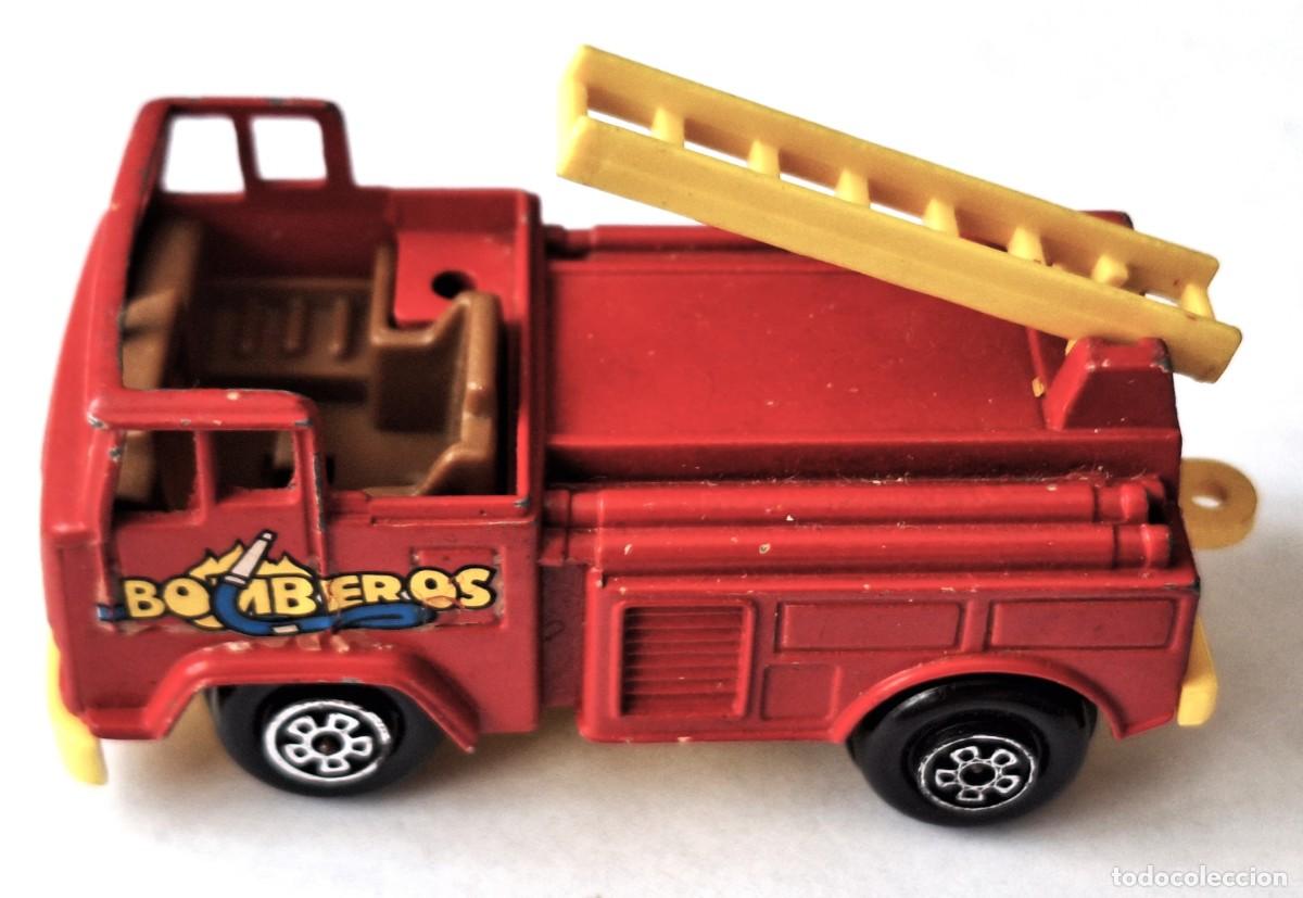 Trenes escala: COCHE ESCALA 1/60 -COCHE BOMBEROS CON ESCALERA - A&Ntilde;OS 80 - MARCA GUISVAL - BUEN ESTADO