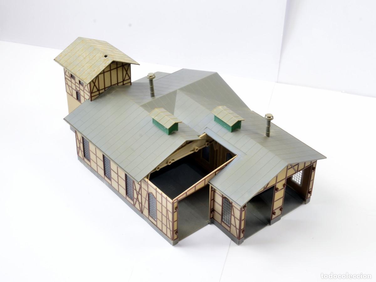Trenes escala: Faller Edificios Escala H0 1:87 Dep&oacute;sito de Locomotoras para Arreglar